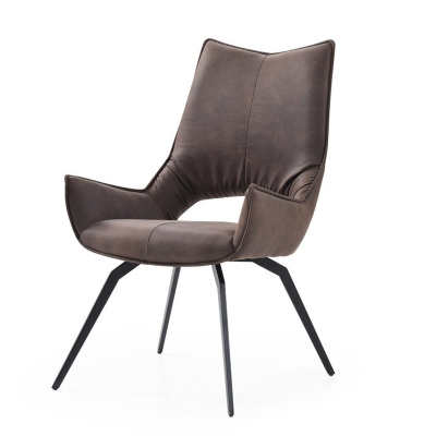 Стул DC1241 коричневый/черный. Фото