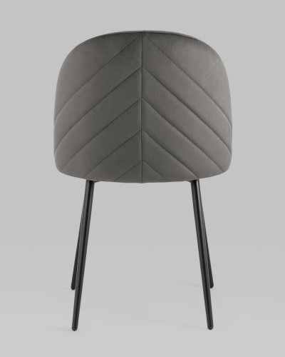 Стул Фолио велюр тёмно-серый. Фото №6