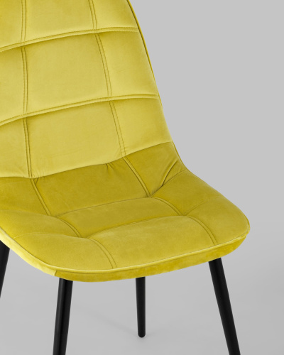 Стул Тейлор велюр желтый. Фото №9