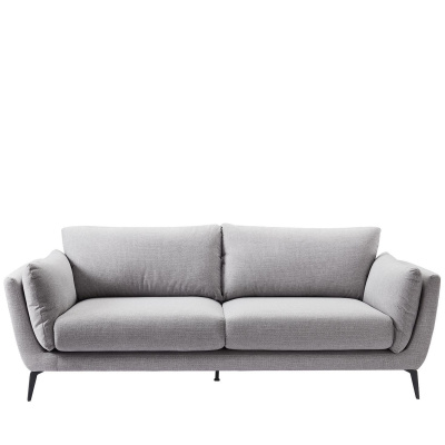 Диван 3-х местный Amsterdam 5176 Серый Никель (NICKEL). Фото