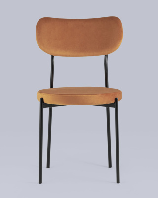 Стул Барбара велюр терракотовый. Фото