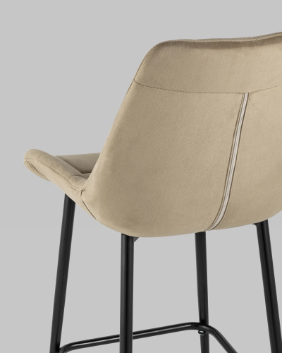 Стул полубарный Флекс велюр капучино. Фото №8