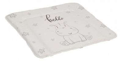 Матрас пеленальный Polini kids Бегемотик, серый. Фото №4