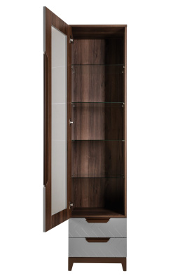 Шкаф витрина Сканди Грей. Фото №5