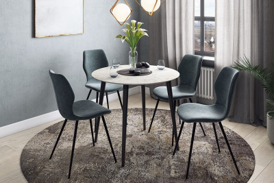 Олимп 2 Стол (обеденный) камень светлый/венге. Фото