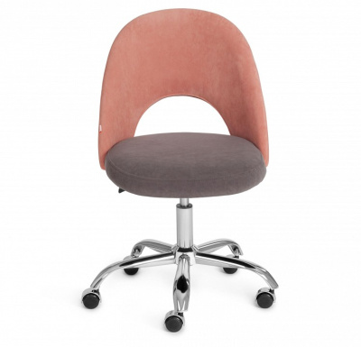 Кресло LATINA флок , розовый/серый, 137/29. Фото №2