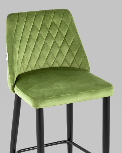 Стул полубарный Диего велюр травяной. Фото №9