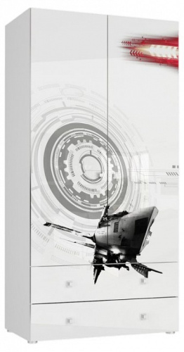 Шкаф платяной Модерн STL.322.05 W,белый. Фото №1