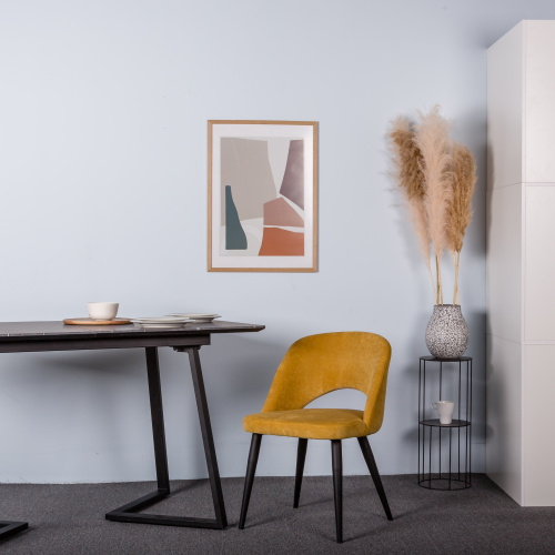 Кресло Lars Жёлт/Чёрный. Фото №8