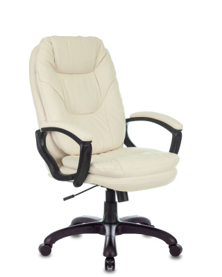 Кресло руководителя Бюрократ CH-868N слоновая кость OR-10 эко.кожа крестовина пластик фото Кресло руководителя Бюрократ CH-868N слоновая кость OR-10 эко.кожа крестовина пластик. Фото №2