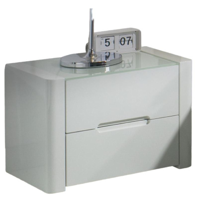 Тумба прикроватная DUPEN M-110 белая. Фото №2