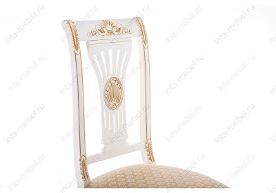 Стул деревянный Roy W/З молочный с патиной. Фото №5