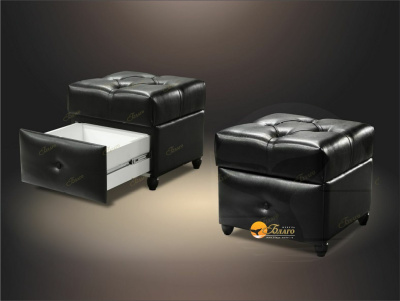 Банкетка "Благо 3" с выдвижным ящиком Б-3.1432. Фото №2