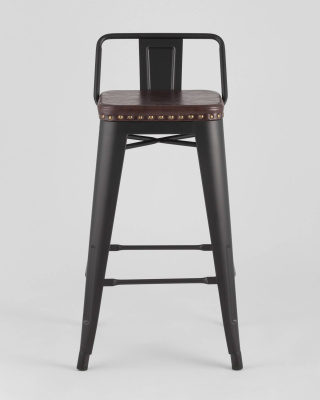 Стул полубарный TOLIX SOFT черный матовый фото Стул полубарный TOLIX SOFT черный матовый. Фото №4