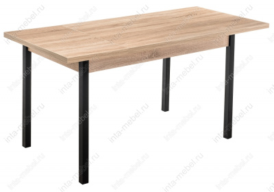 Стол деревянный Оригон сонома / черный матовый фото Стол деревянный Оригон сонома / черный матовый. Фото №2