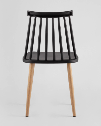 Стул Морган пластиковый черный. Фото №6