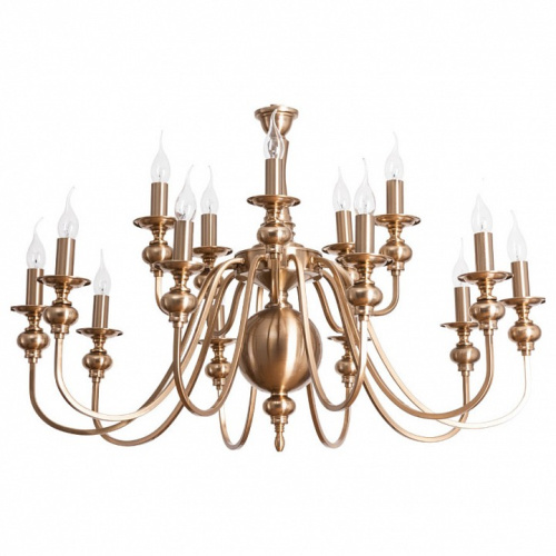 Подвесная люстра Arte Lamp Passoni A6097LM-15PB. Фото №1