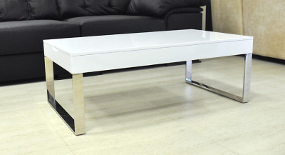 Журнальный стол J030 белый лак. Фото