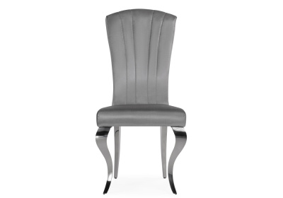 Стул на металлокаркасе Sally dark grey / steel. Фото №3