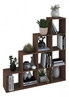 Стеллаж Polini Home Smart, коричневый фото Стеллаж Polini Home Smart, коричневый. Фото №4
