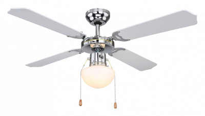 Светильник с вентилятором Globo Champion 0309CSW фото Светильник с вентилятором Globo Champion 0309CSW. Фото №2