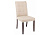 Стул деревянный Madina dark walnut / fabric cream