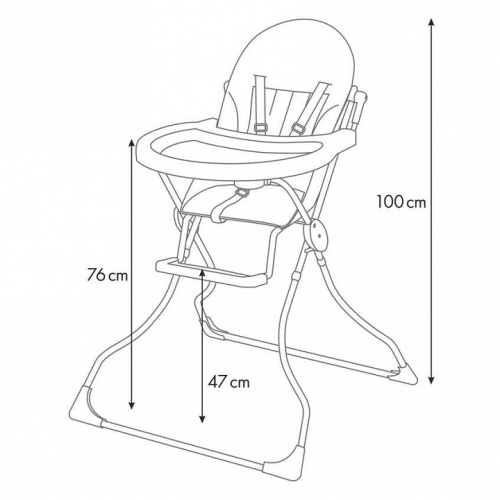 Стул для кормления Polini Kids 152, бежевый. Фото №11