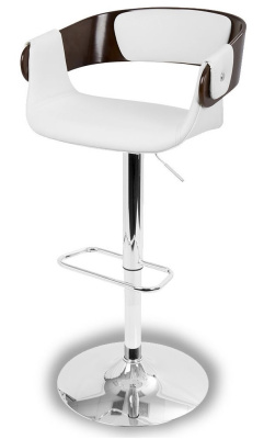 Стул барный JY1999 вишня/ белый фото Стул барный JY1999 вишня/ белый. Фото №2