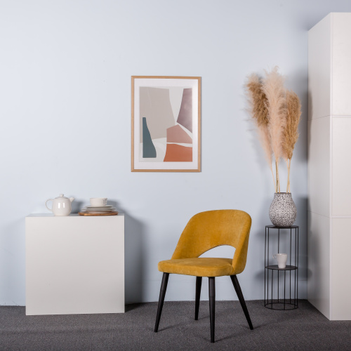 Кресло Lars Жёлт/Чёрный. Фото №7