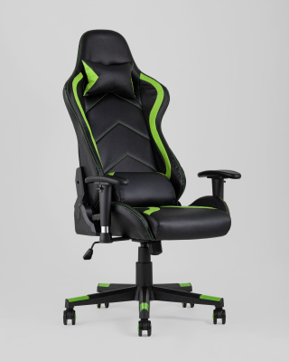 Кресло игровое TopChairs Cayenne зеленое фото Кресло игровое TopChairs Cayenne зеленое. Фото №3