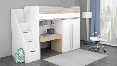 Стол письменный Polini Kids City, бежевый. Фото