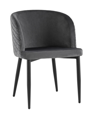 Стул Оскар велюр серый. Фото №2