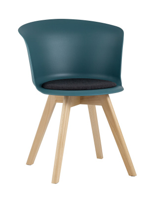 Стул Blossom с подушкой темно-бирюзовый. Фото №2